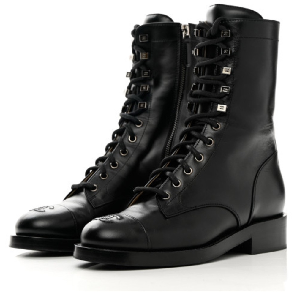 CHANEL Combat Boots - Picture 4 of 10
